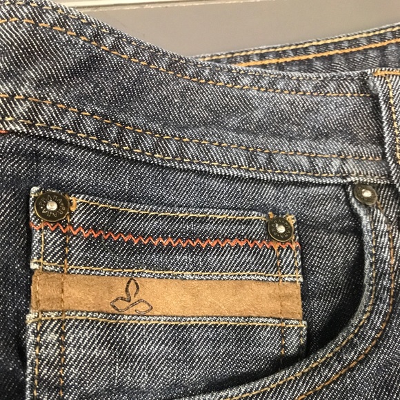 Prana Mens Denim Jeans Size 36 W 42L - Picture 2 of 10